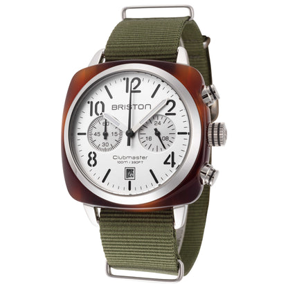 Front view of Briston Clubmaster Classic Men's Quartz Watch 16140.SA.T.2.NGA