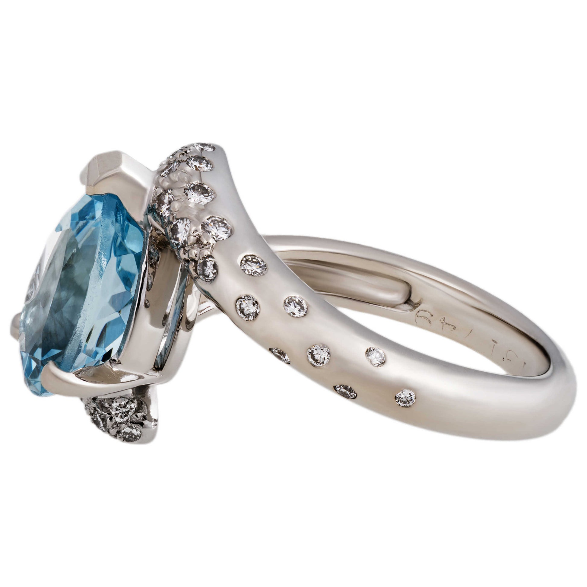 Chanel Aquamarine Women's Ring 1625 - Image #3