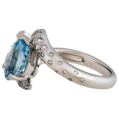 Chanel Aquamarine Women's Ring 1625 - Image #3