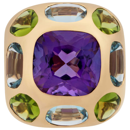 Front view of Chanel Gemstone Women's Ring 16541