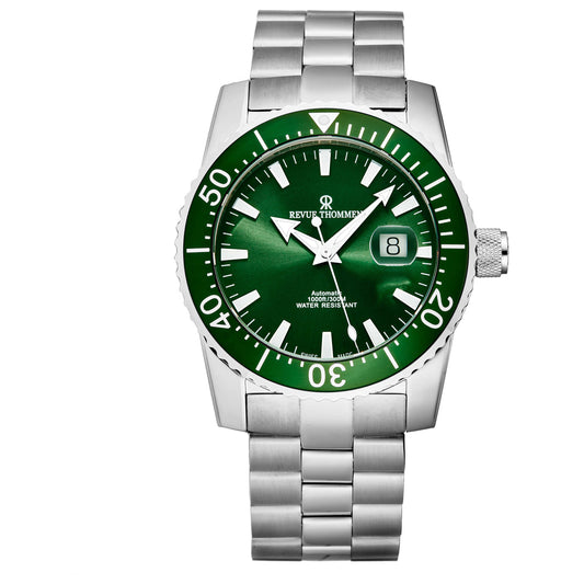 Front view of Revue Thommen Diver Men's Automatic Watch 17030.2134