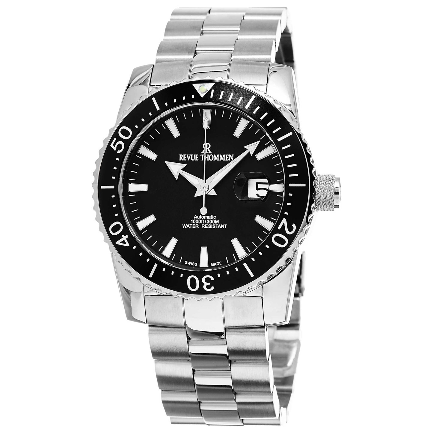Front view of Revue Thommen Diver Men's Automatic Watch 17030.2137