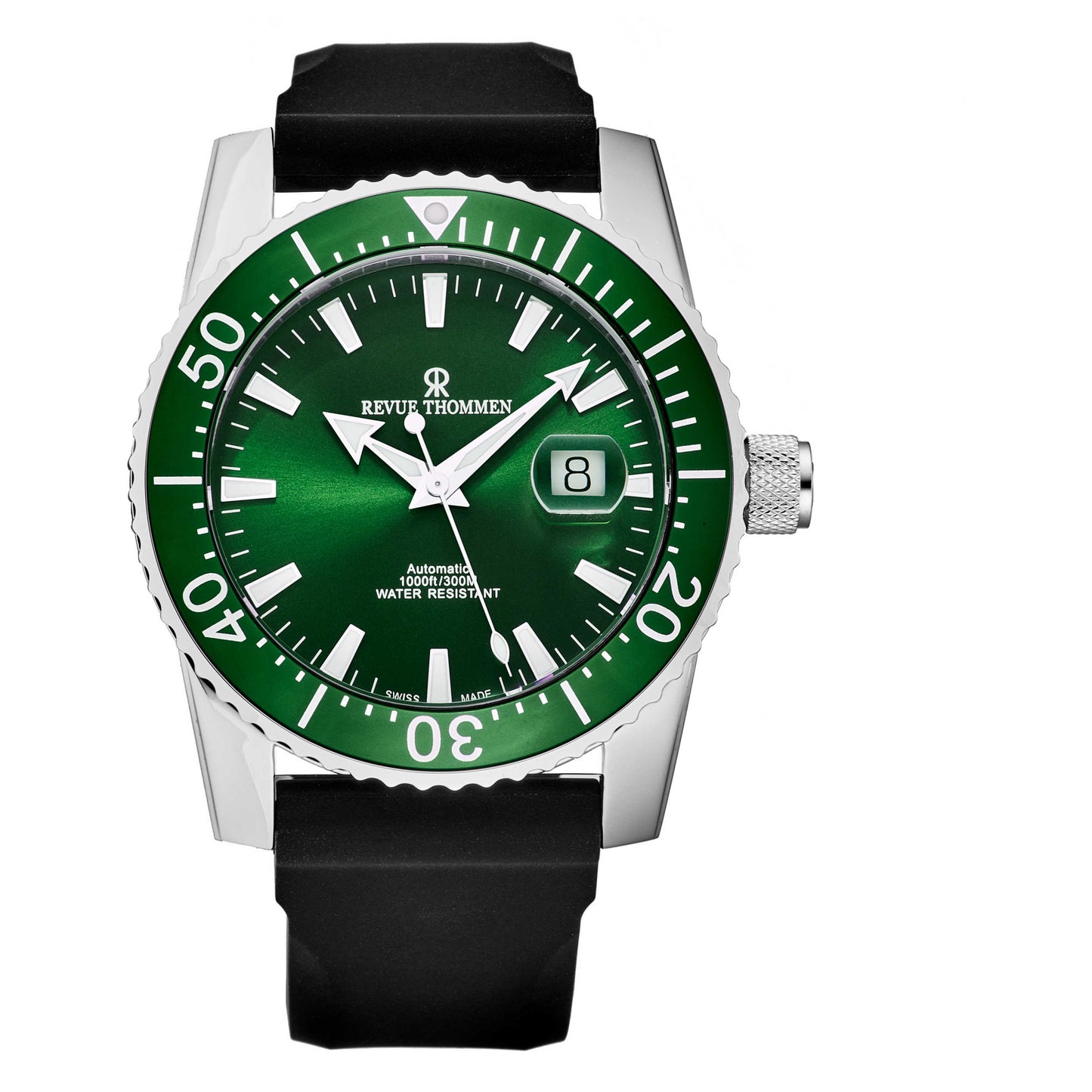 Front view of Revue Thommen Diver Men's Automatic Watch 17030.2534