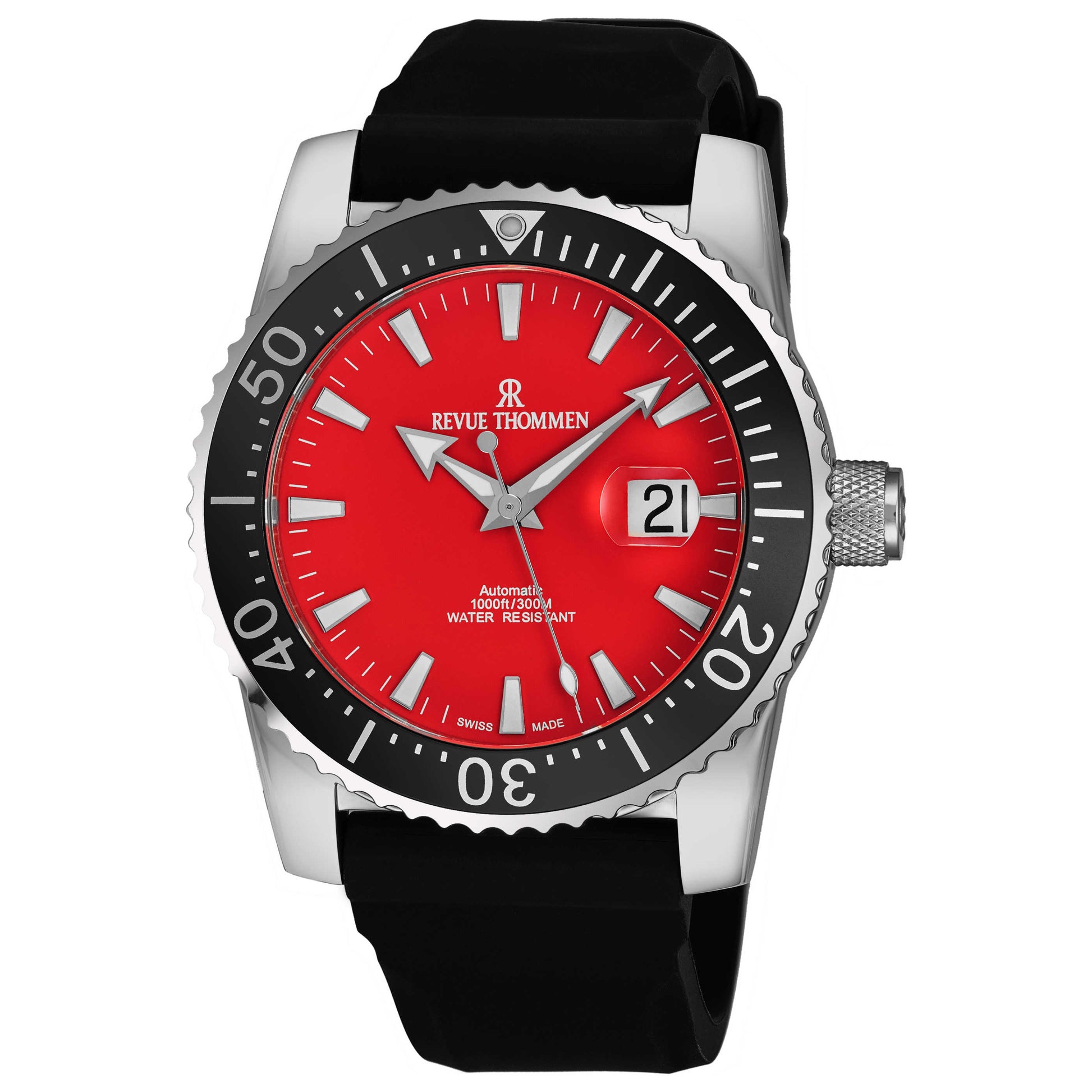 Front view of Revue Thommen Diver Men's Automatic Watch 17030.2536