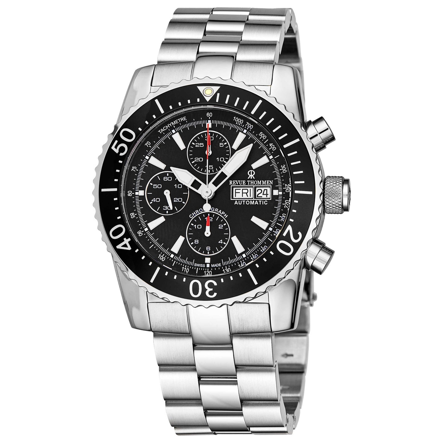 Front view of Revue Thommen Diver Men's Automatic Watch 17030.6134