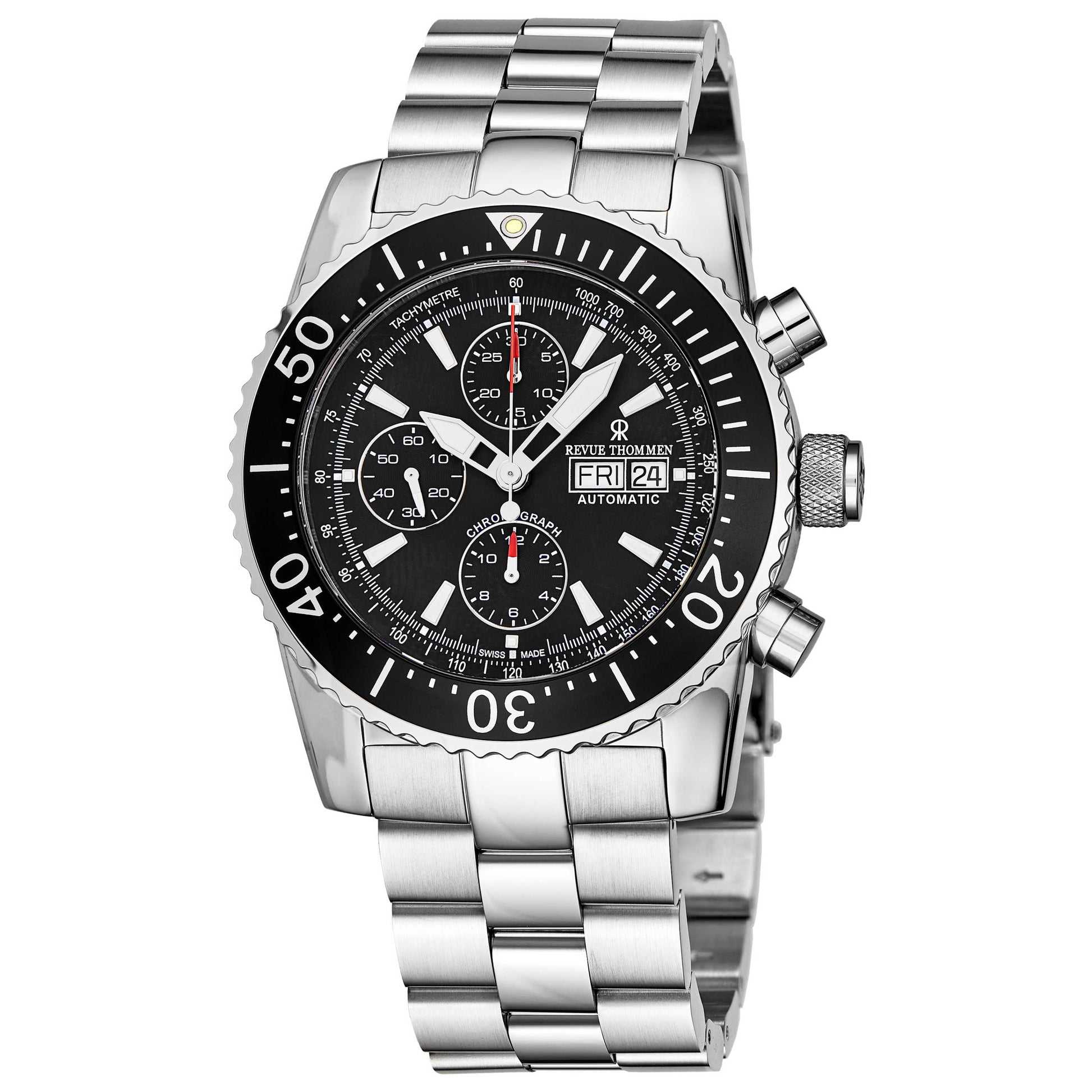 Front view of Revue Thommen Diver Men's Automatic Watch 17030.6134