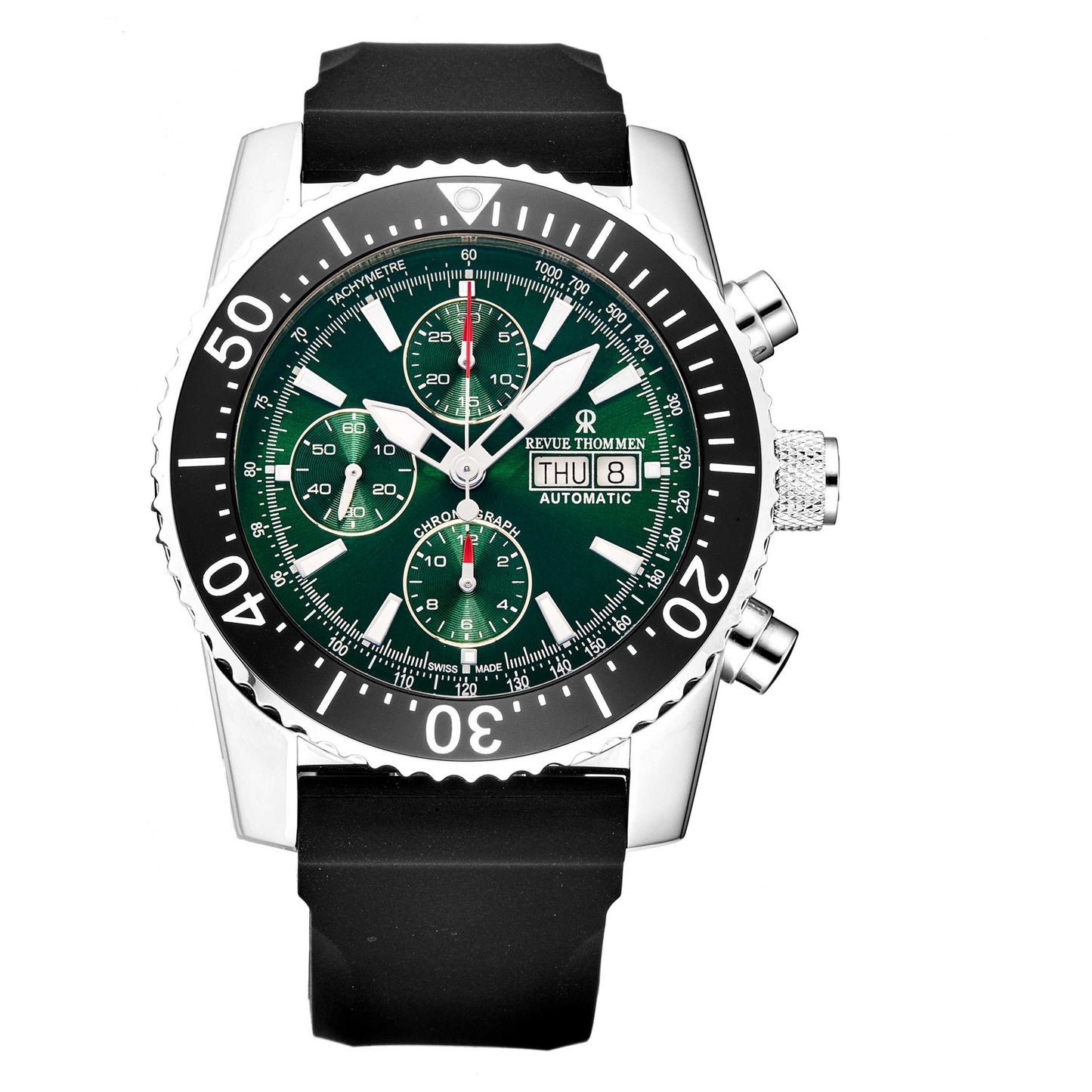 Front view of Revue Thommen Diver Men's Automatic Watch 17030.6522