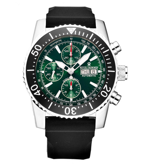 Front view of Revue Thommen Diver Men's Automatic Watch 17030.6522
