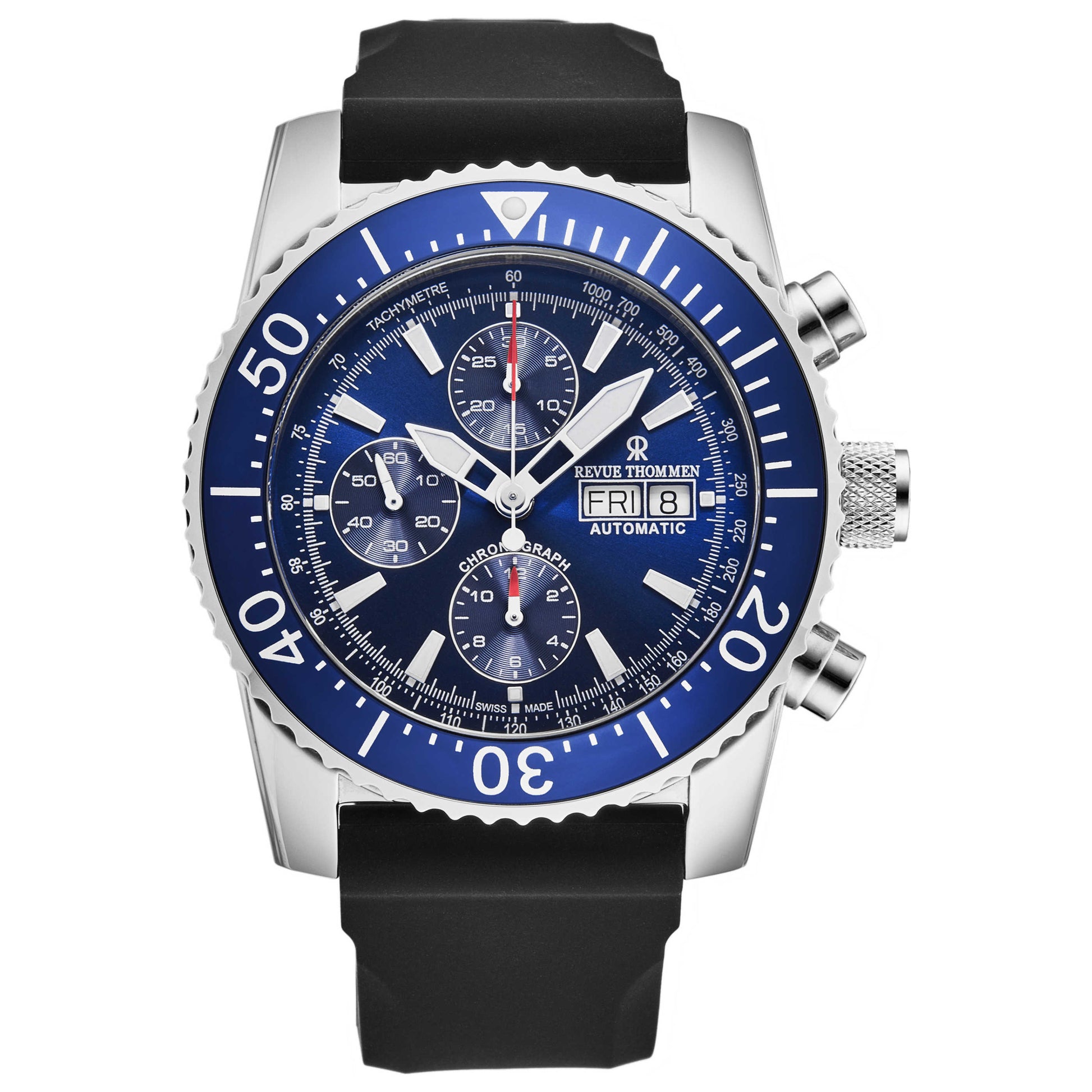 Front view of Revue Thommen Diver Men's Automatic Watch 17030.6533