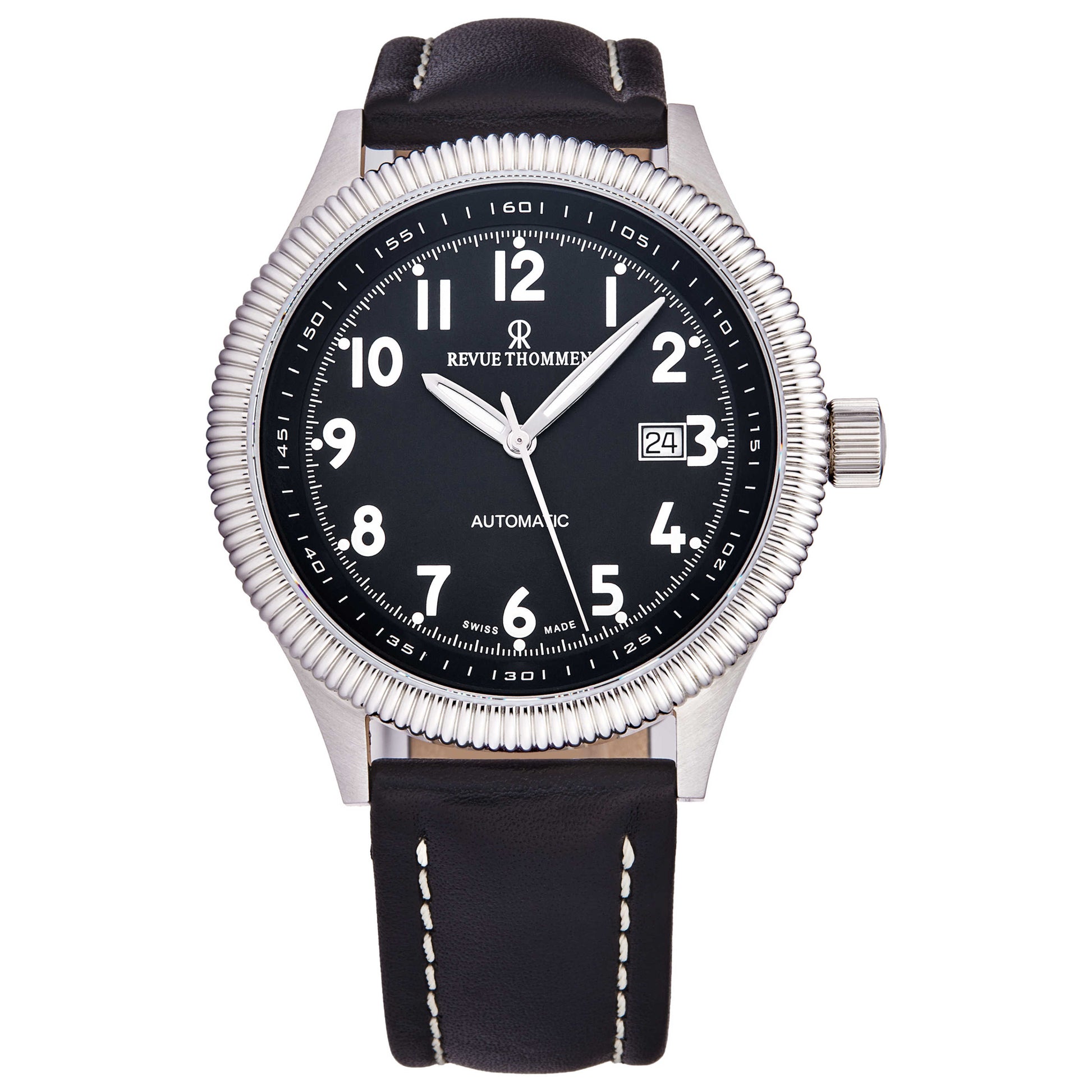 Front view of Revue Thommen Pilot Men's Automatic Watch 17060.2524