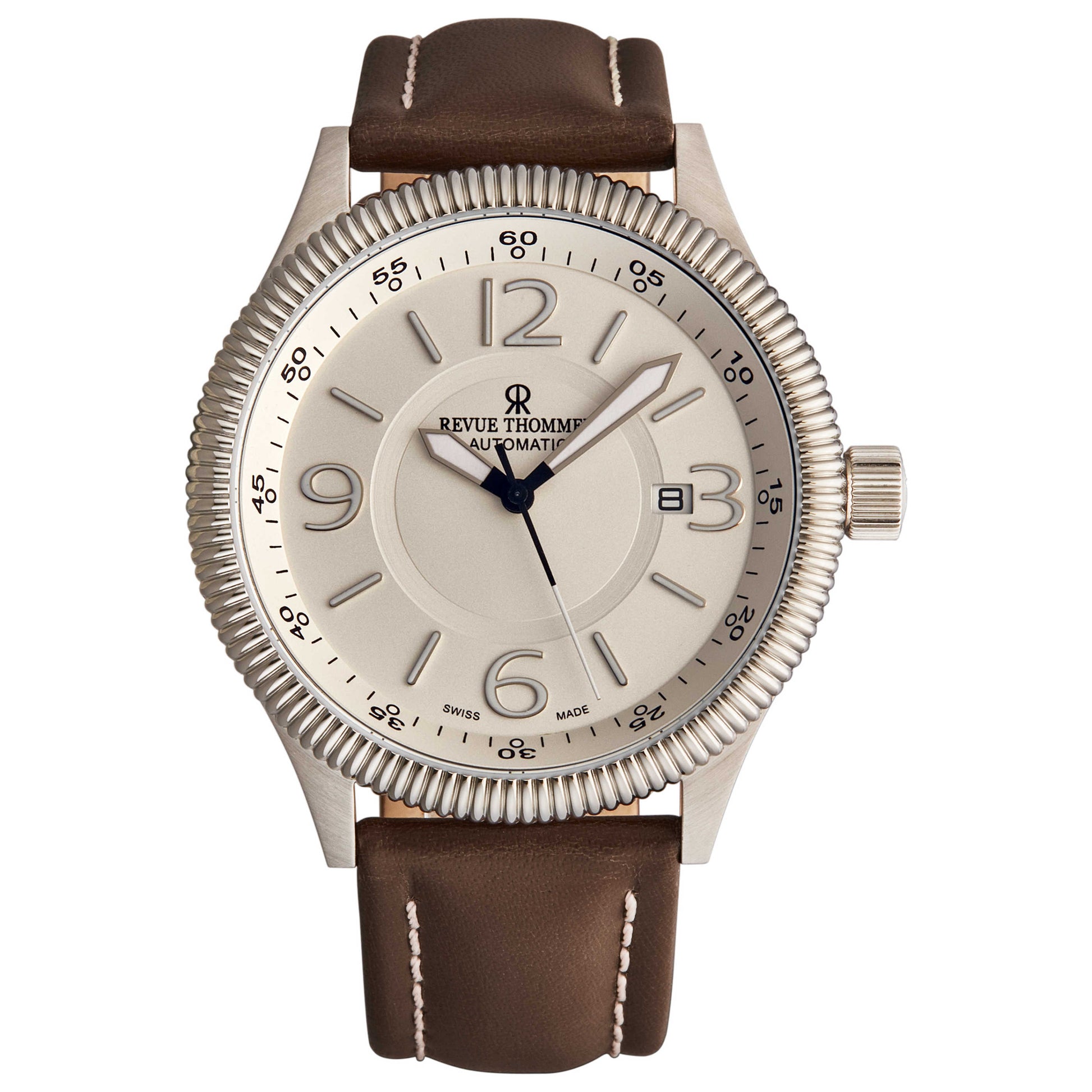 Front view of Revue Thommen Pilot Men's Automatic Watch 17060.2528