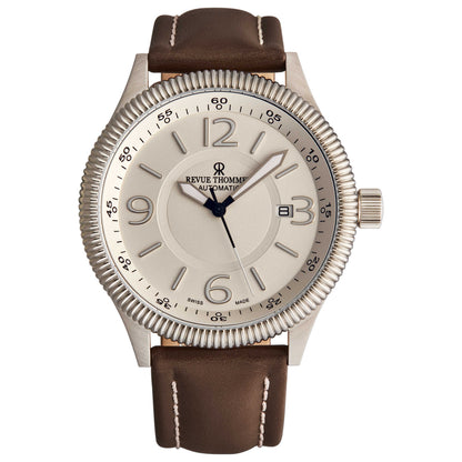 Front view of Revue Thommen Pilot Men's Automatic Watch 17060.2528