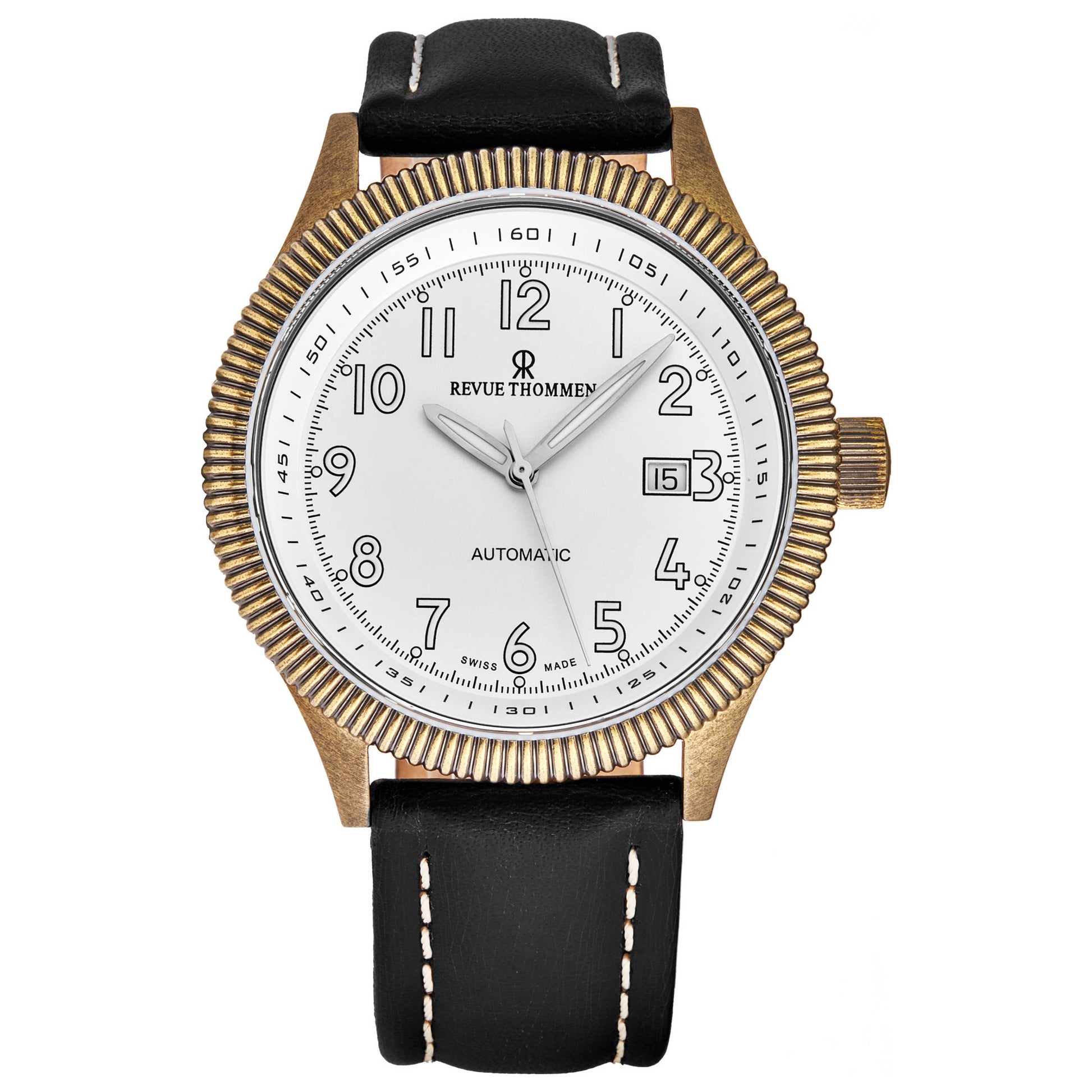 Front view of Revue Thommen Pilot Men's Automatic Watch 17060.2582