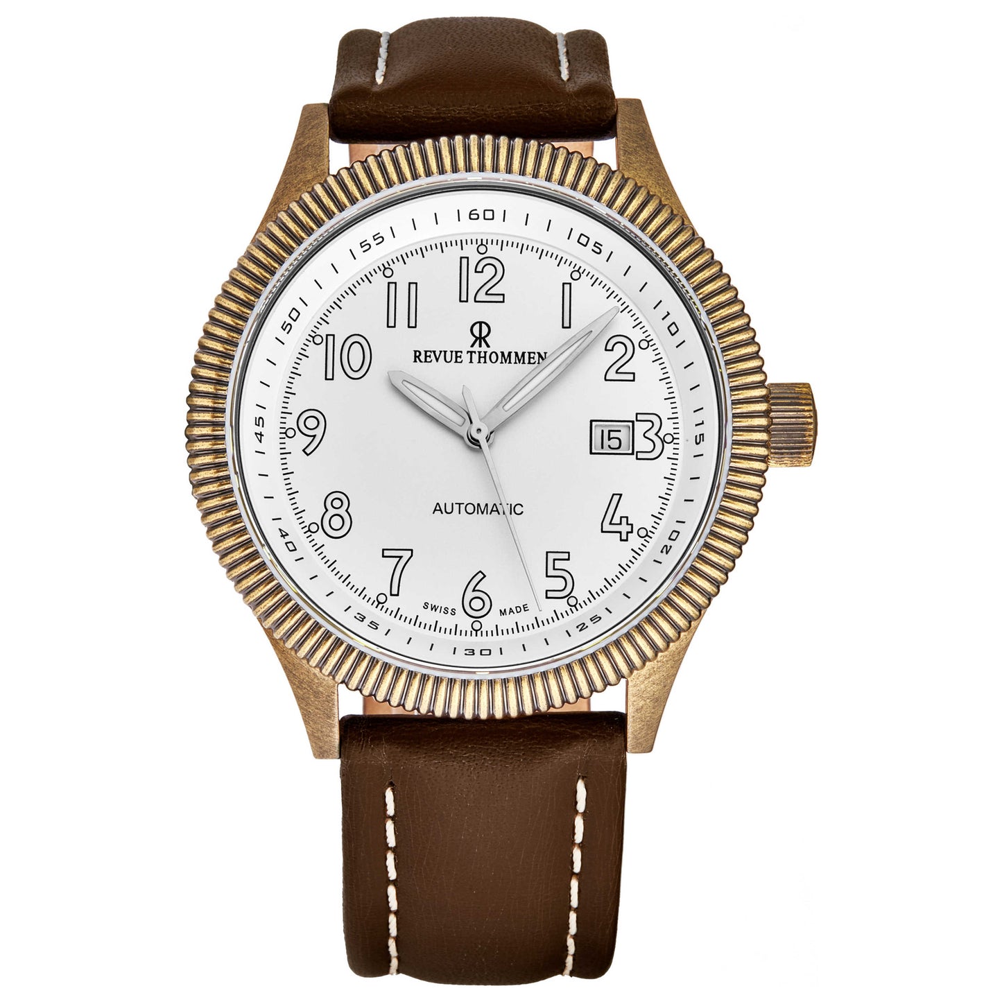 Front view of Revue Thommen Pilot Men's Automatic Watch 17060.2583