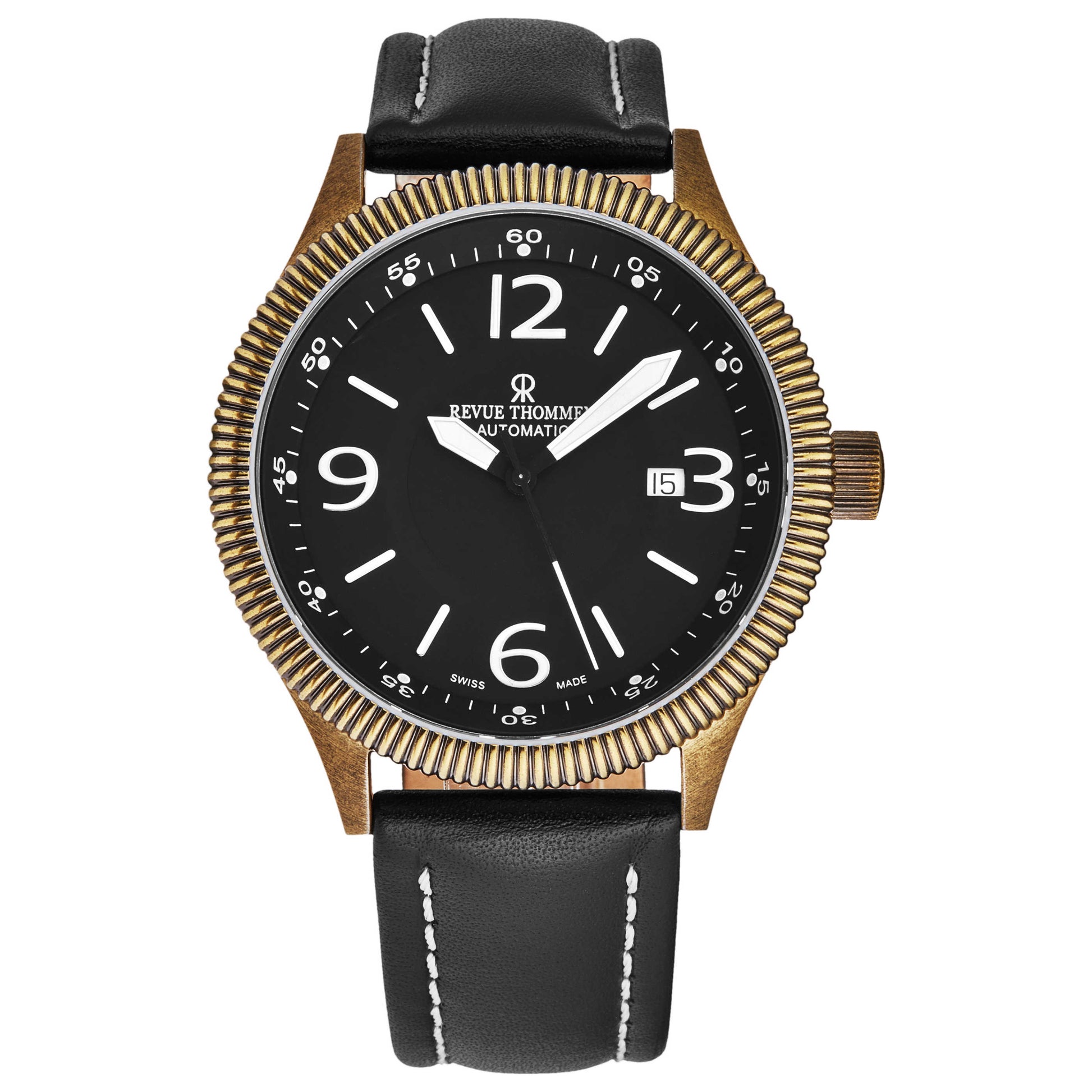Front view of Revue Thommen Pilot Men's Automatic Watch 17060.2587