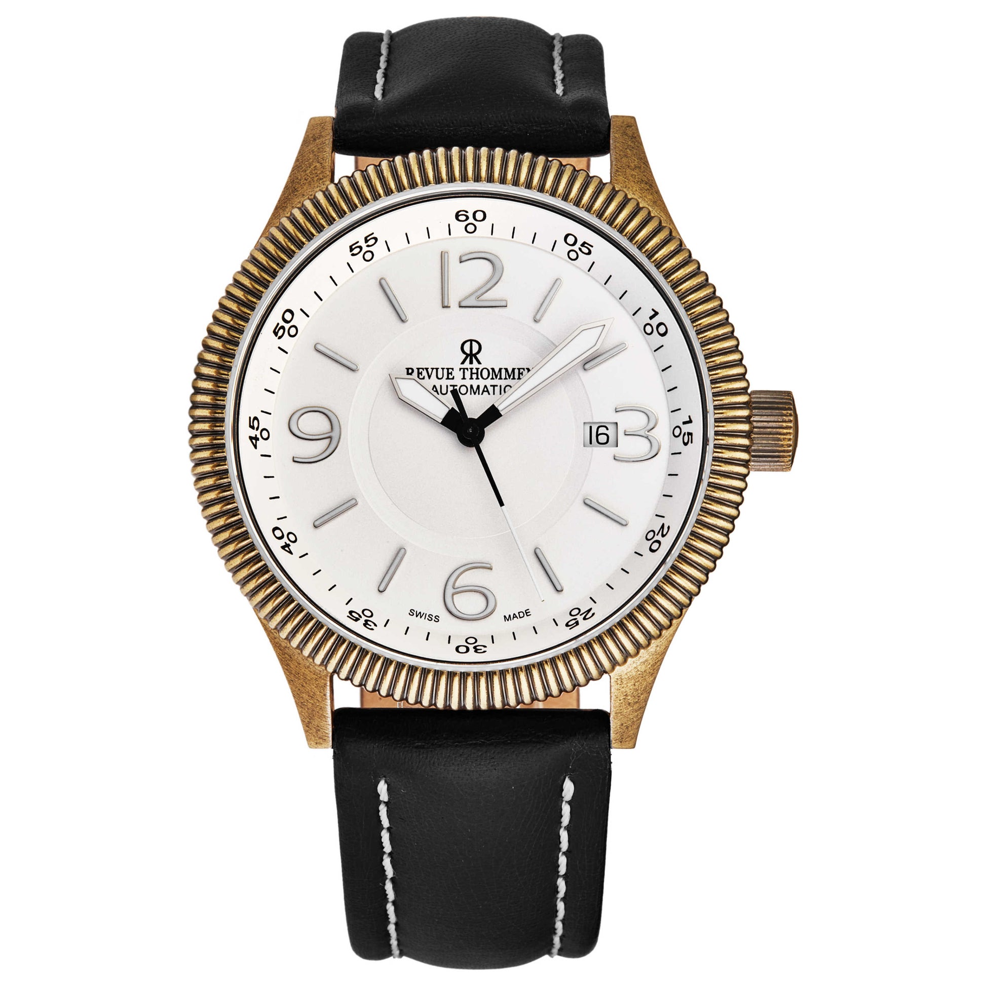 Front view of Revue Thommen Pilot Men's Automatic Watch 17060.2589