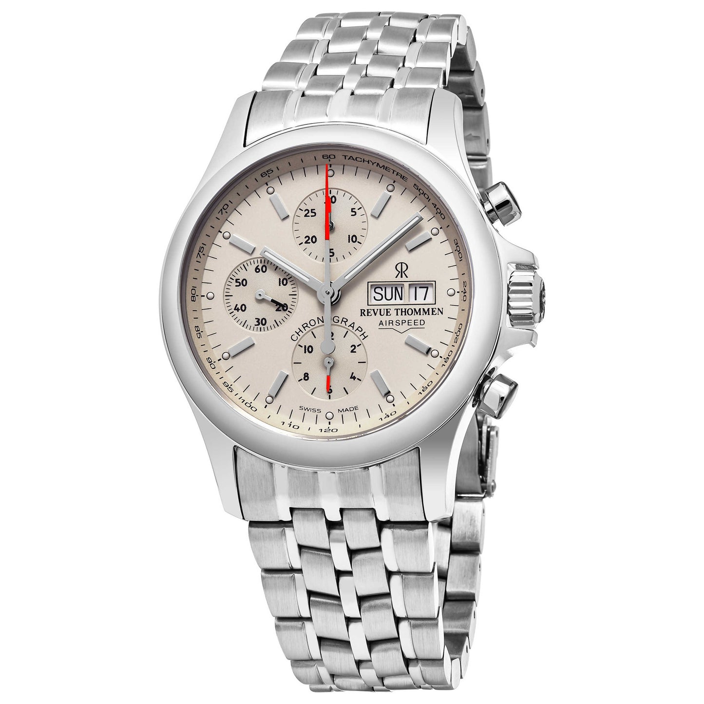 Front view of Revue Thommen Pilot Men's Automatic Watch 17081.6132