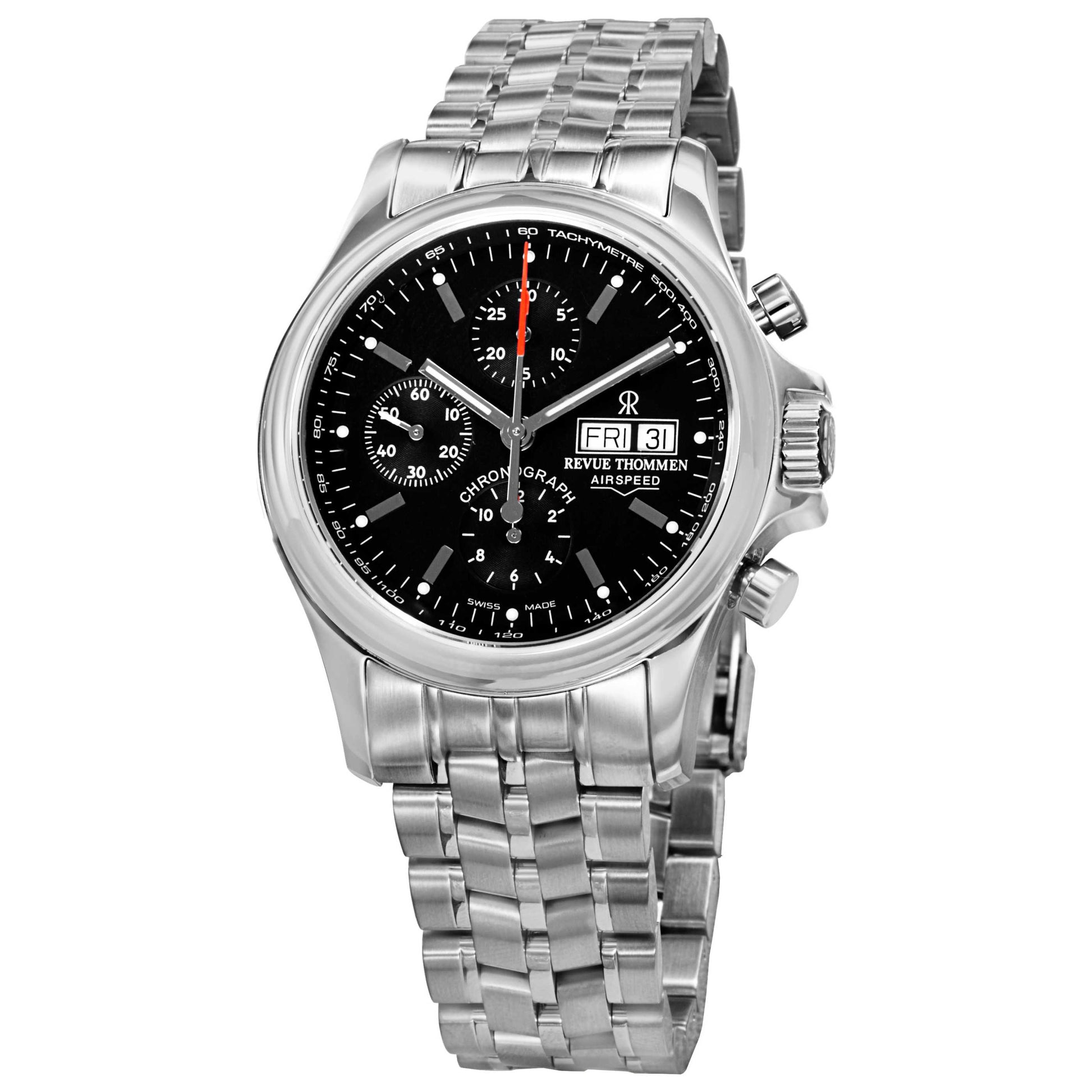Front view of Revue Thommen Pilot Men's Automatic Watch 17081.6134