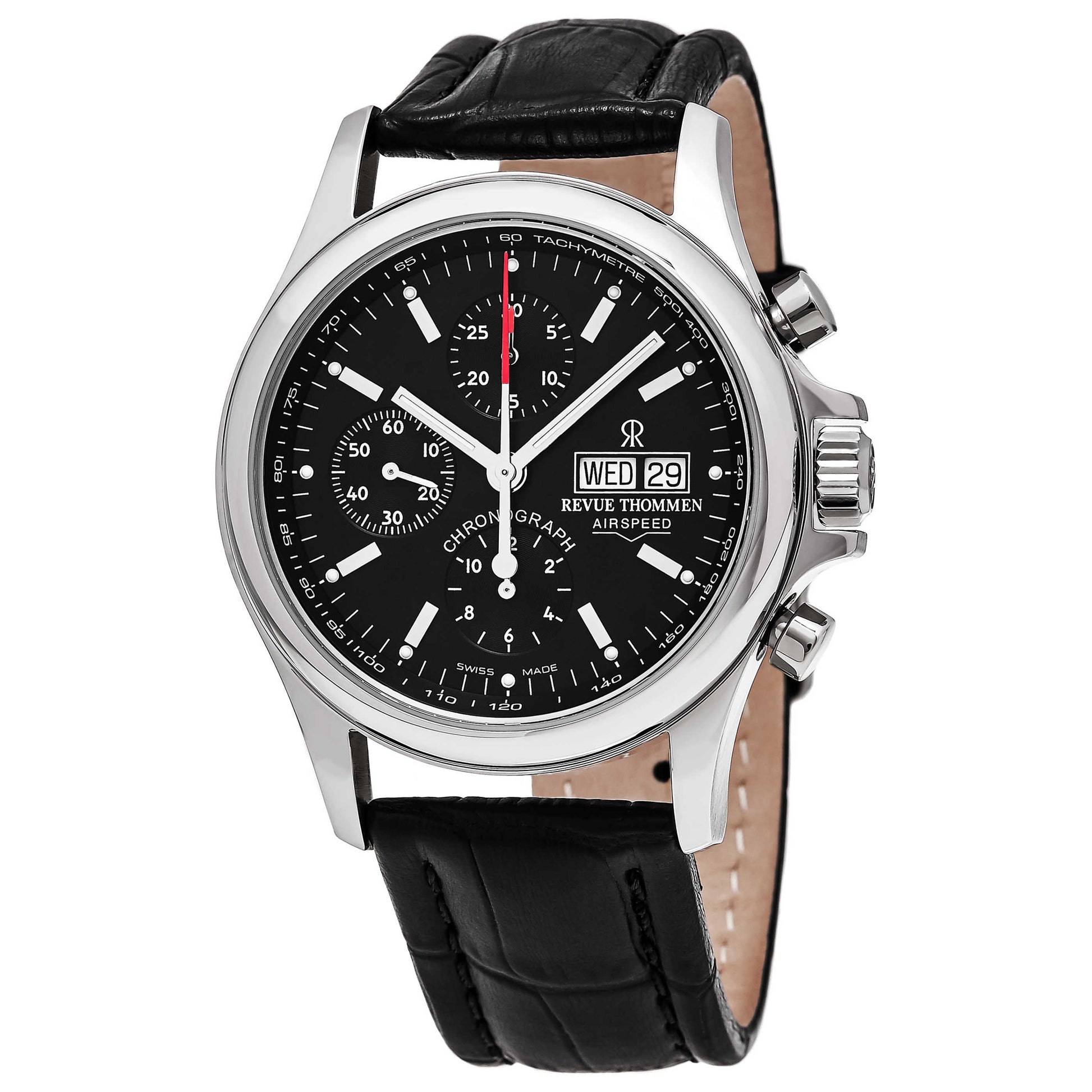 Front view of Revue Thommen Pilot Men's Automatic Watch 17081.6534
