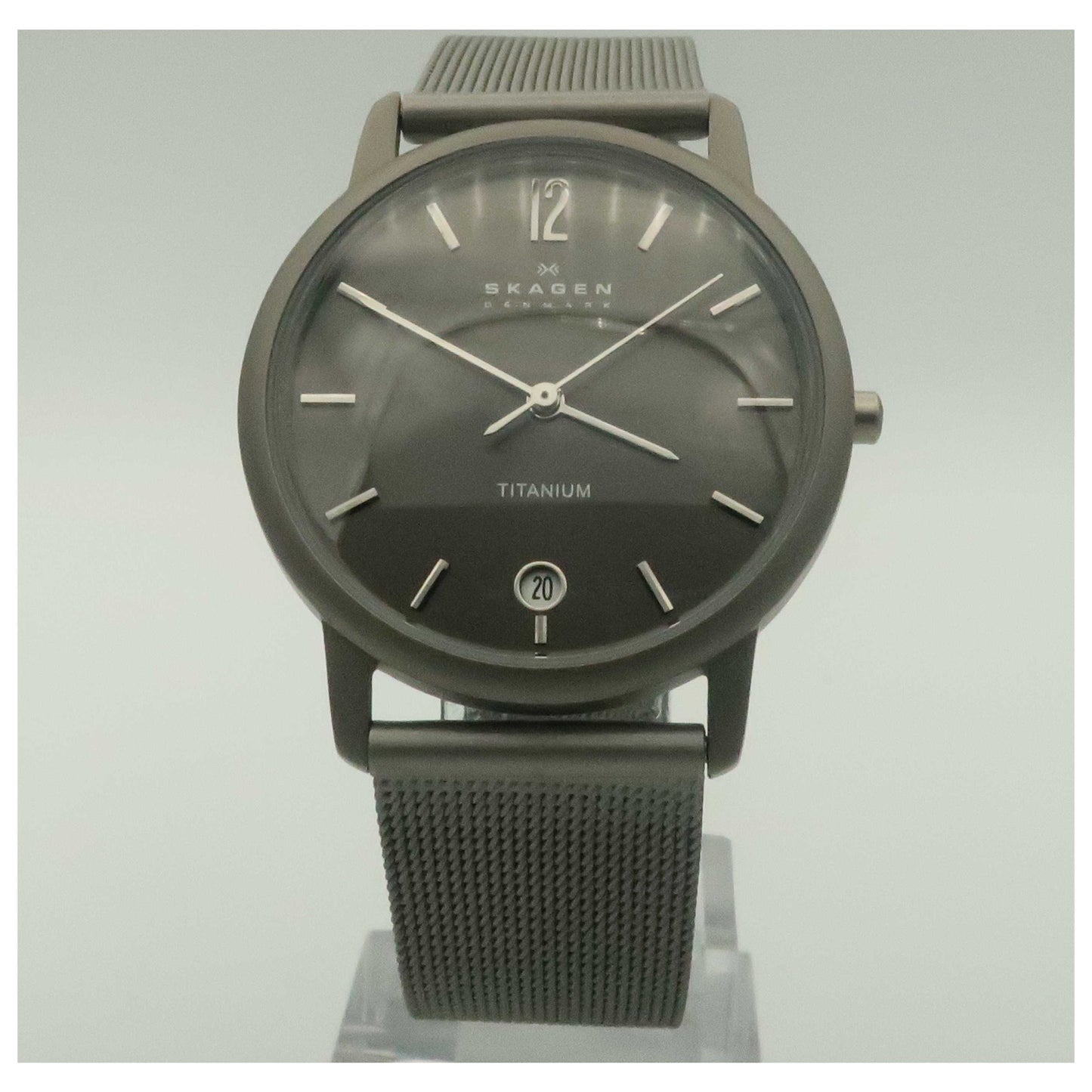Front view of Skagen Titanium Men's Quartz Watch 170LTTMM1-SD