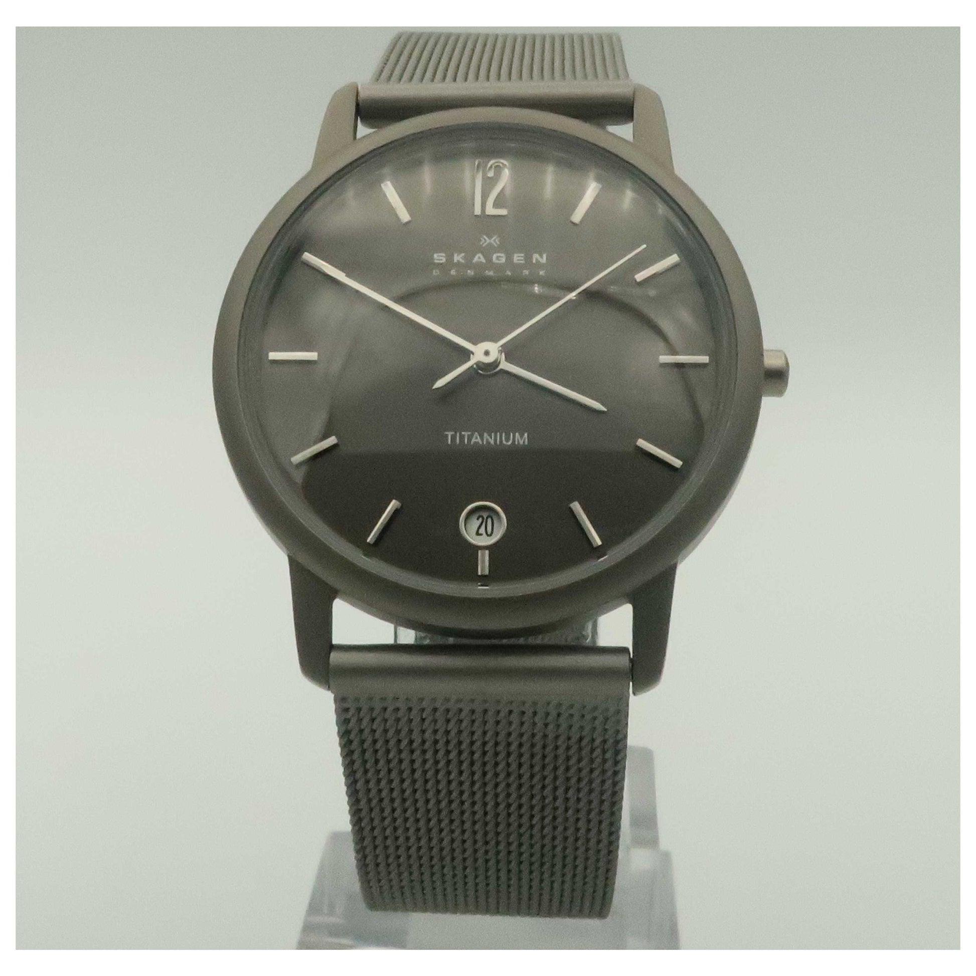 Front view of Skagen Titanium Men's Quartz Watch 170LTTMM1-SD
