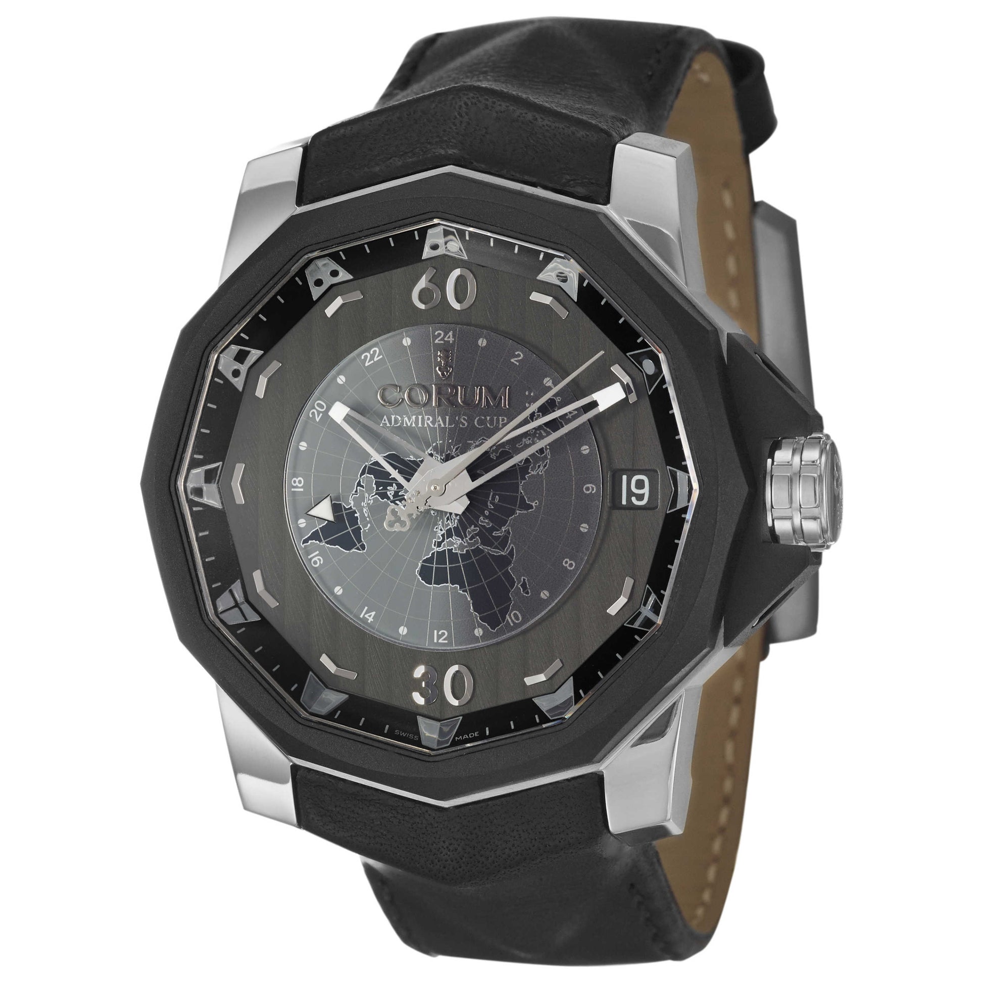 Front view of Corum Admiral's Cup Men's Automatic Watch 171-951-95-0061-AN12