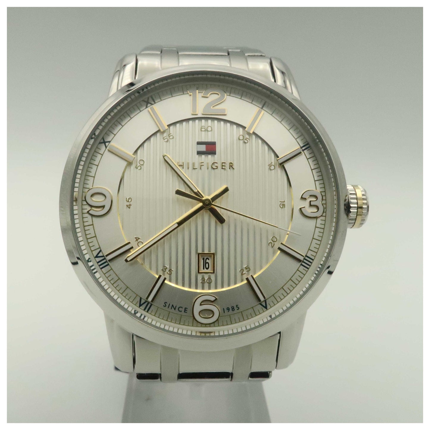 Front view of Tommy Hilfiger George Men's Japanese Quartz (Battery-Powered) Watch 1710344-PO