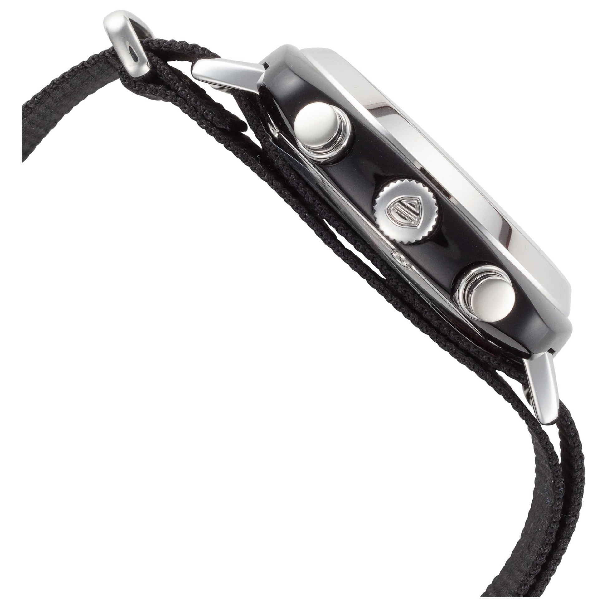 Right view of Briston Clubmaster Men's Quartz Watch 17142.SA.BS.1.NB