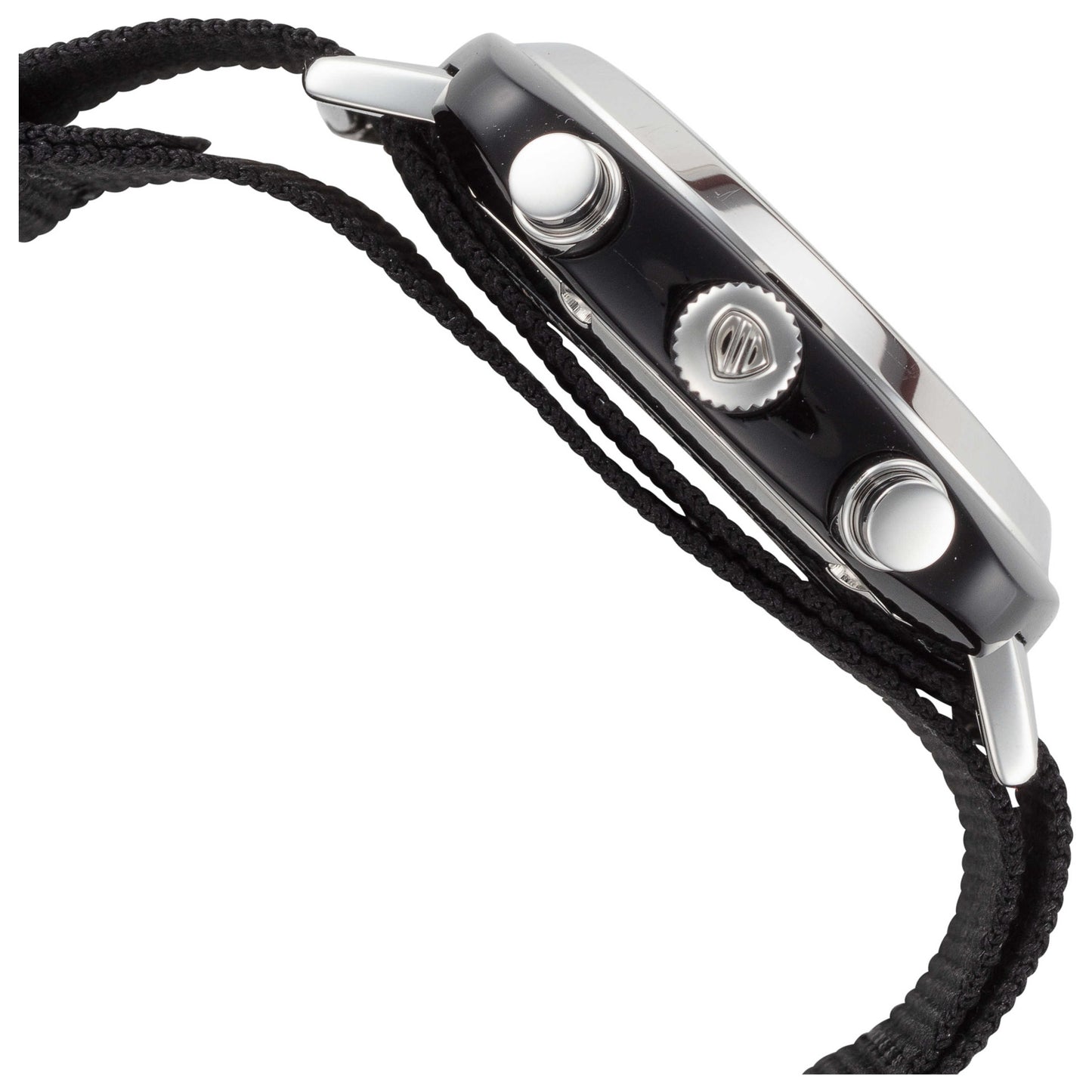 Right view of Briston Clubmaster Men's Quartz Watch 17142.SA.BS.2.NB