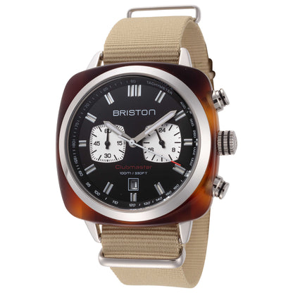 Front view of Briston Clubmaster Sports Men's Quartz Watch 17142.SA.TS.1.NK