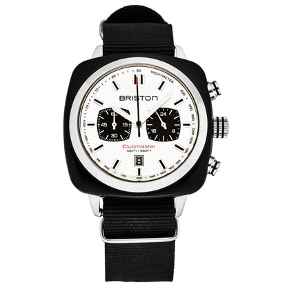 Front view of Briston Clubmaster Men's Quartz Watch 17142.SABS2NB