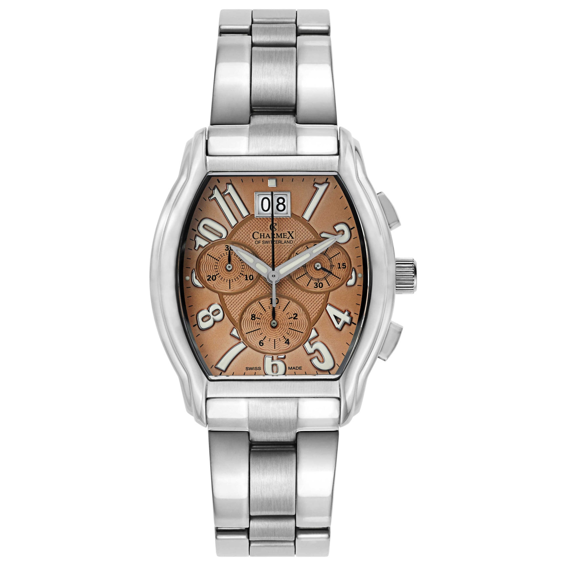 Front view of Charmex Ermitage Men's Swiss Quartz (Battery-Powered) Watch 1718