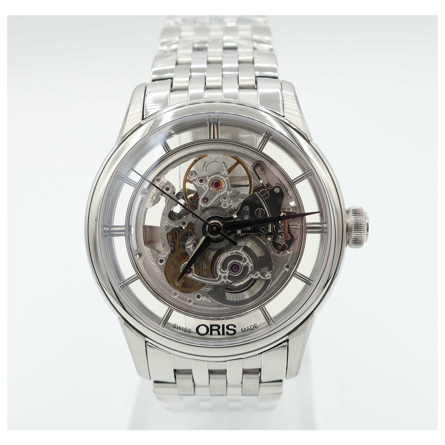 Front view of Oris Artelier Men's Automatic Watch 173476844051078217SD