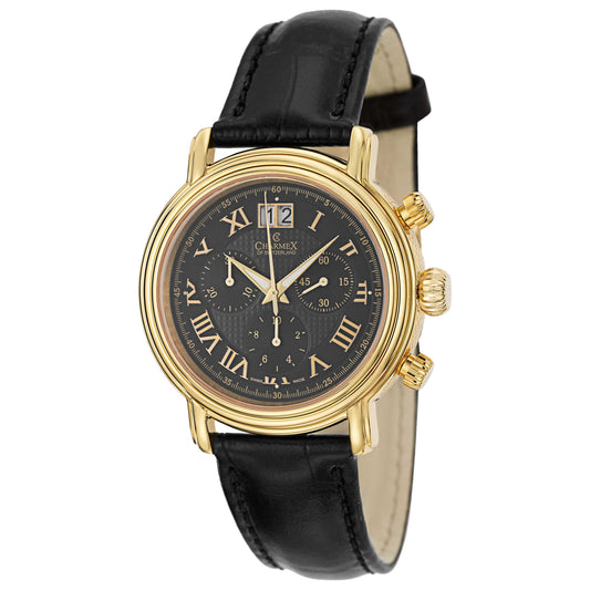 Front view of Charmex Monaco Men's Swiss Quartz (Battery-Powered) Watch 1752
