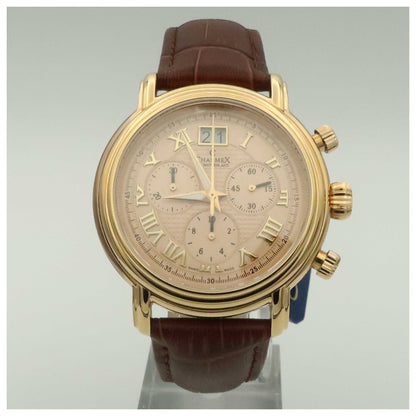 Front view of Charmex Monaco Men's Swiss Quartz (Battery-Powered) Watch 1757-PO