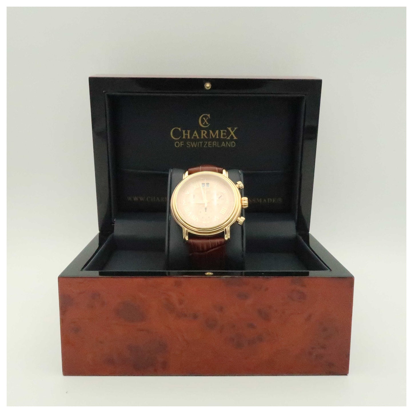 Charmex Monaco Men's Swiss Quartz (Battery-Powered) Watch 1757-PO - Image #6