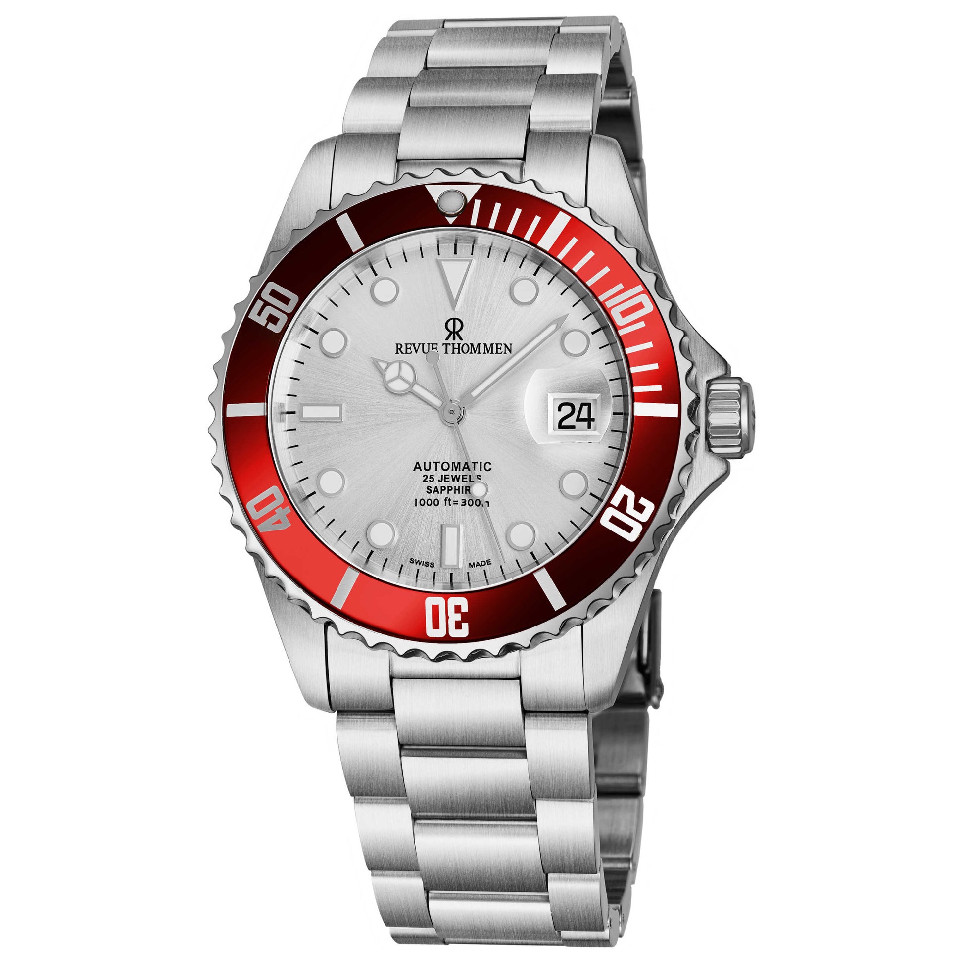 Front view of Revue Thommen Diver Men's Automatic Watch 17571.2126