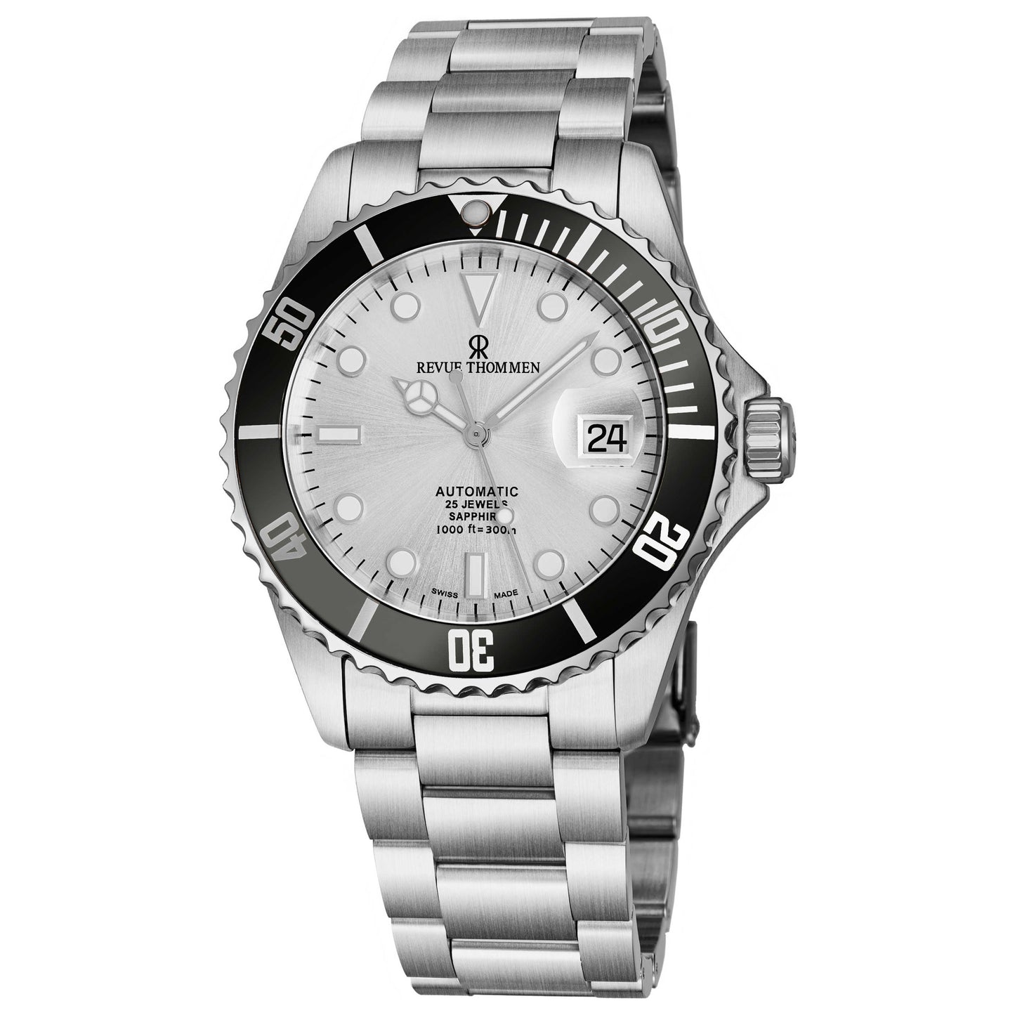 Front view of Revue Thommen Diver Men's Automatic Watch 17571.2127