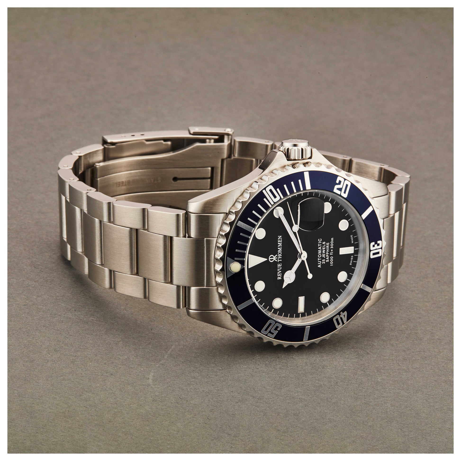 Back view of Revue Thommen Diver Men's Automatic Watch 17571.2135