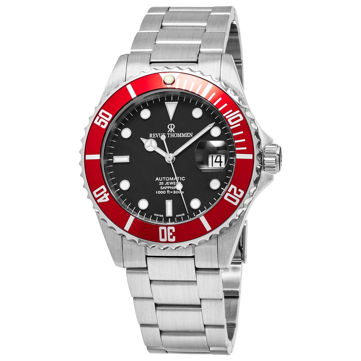 Front view of Revue Thommen Diver Men's Automatic Watch 17571.2136