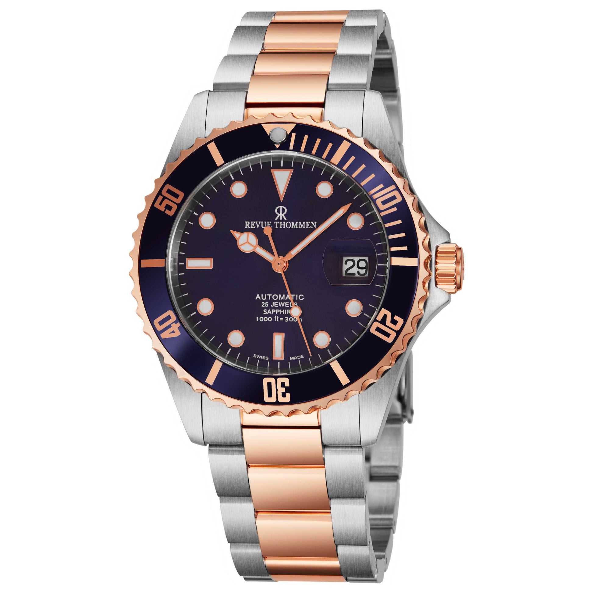 Front view of Revue Thommen Diver Men's Automatic Watch 17571.2155