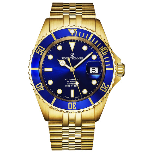 Front view of Revue Thommen Diver Men's Automatic Watch 17571.2215