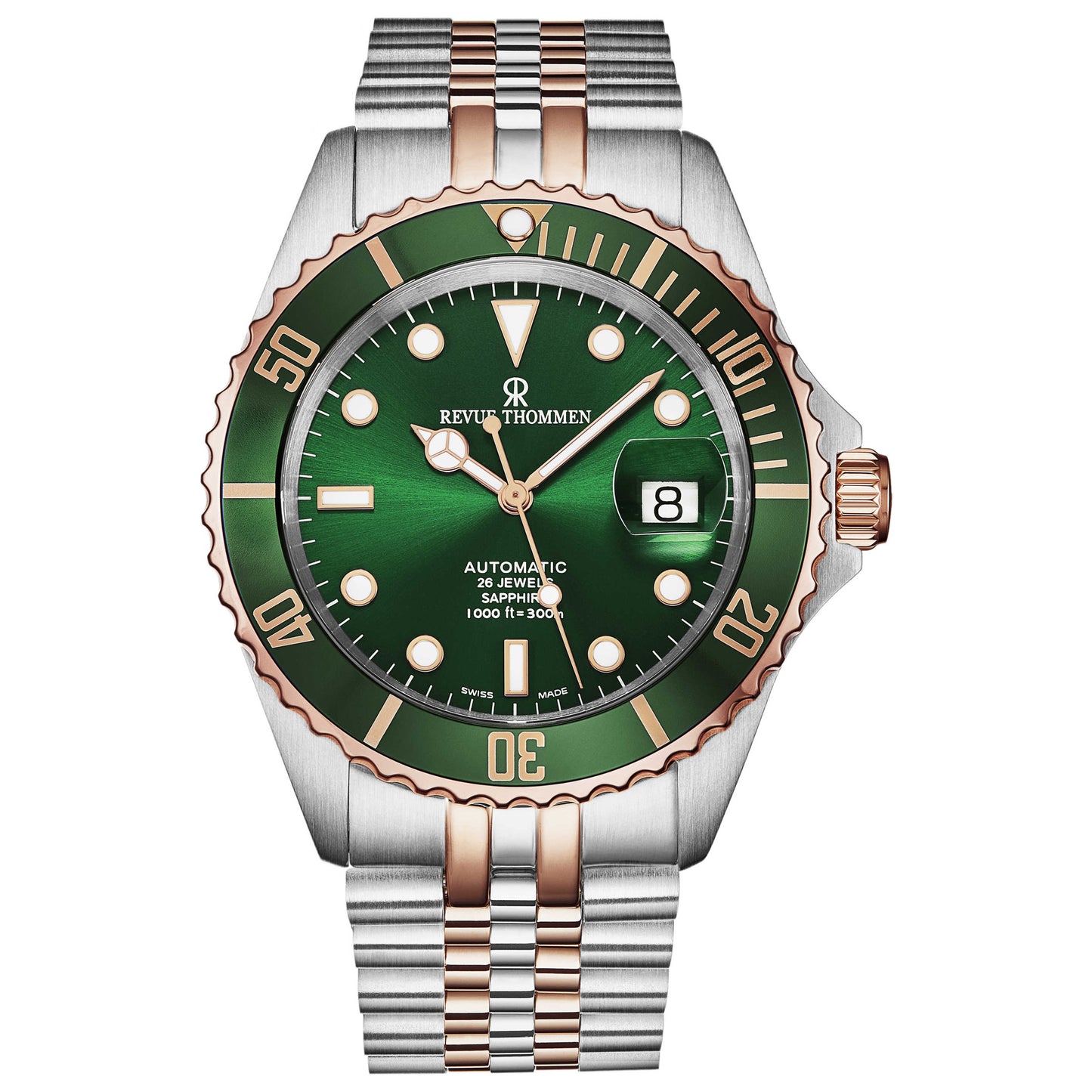Front view of Revue Thommen Diver Men's Automatic Watch 17571.2254