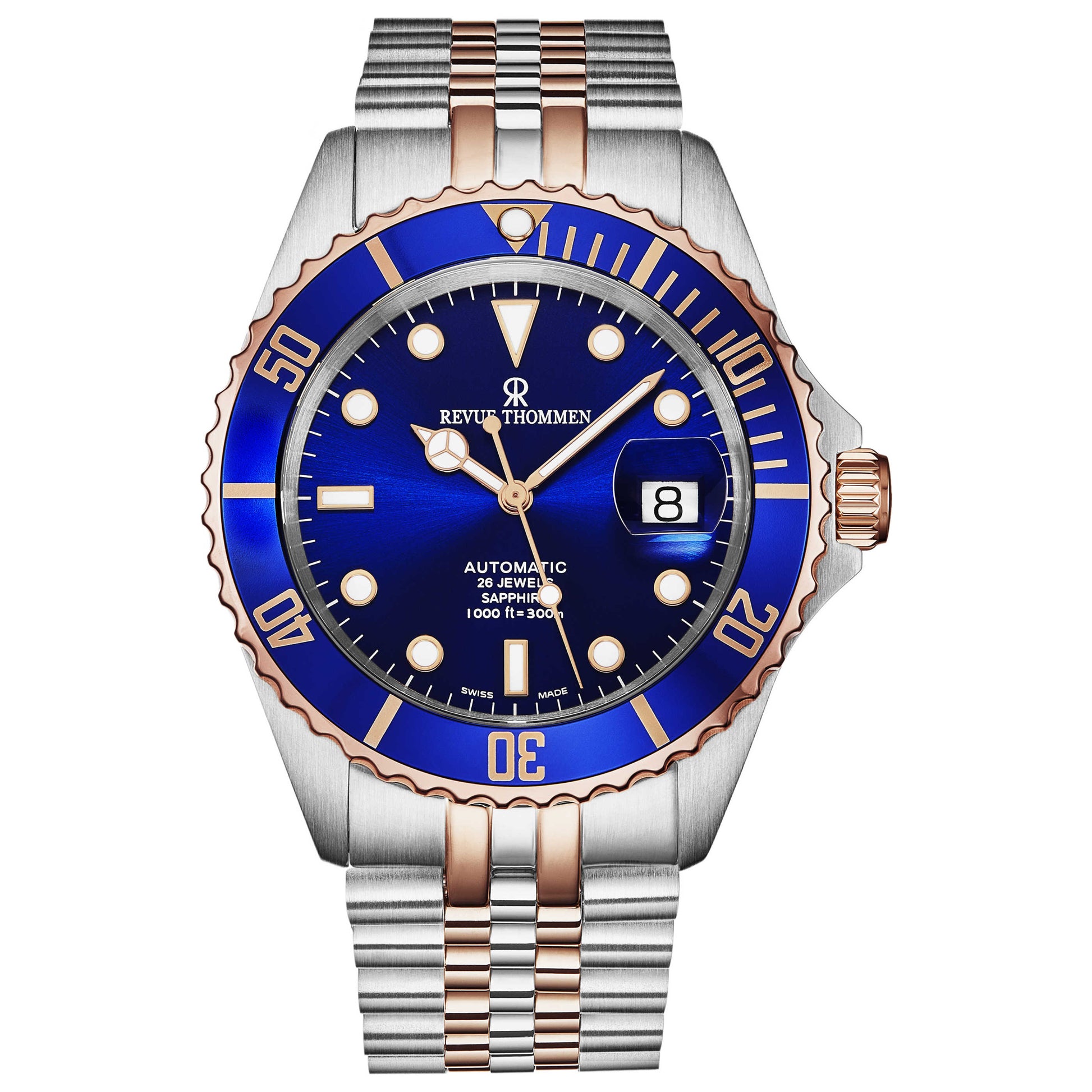 Front view of Revue Thommen Diver Men's Automatic Watch 17571.2255