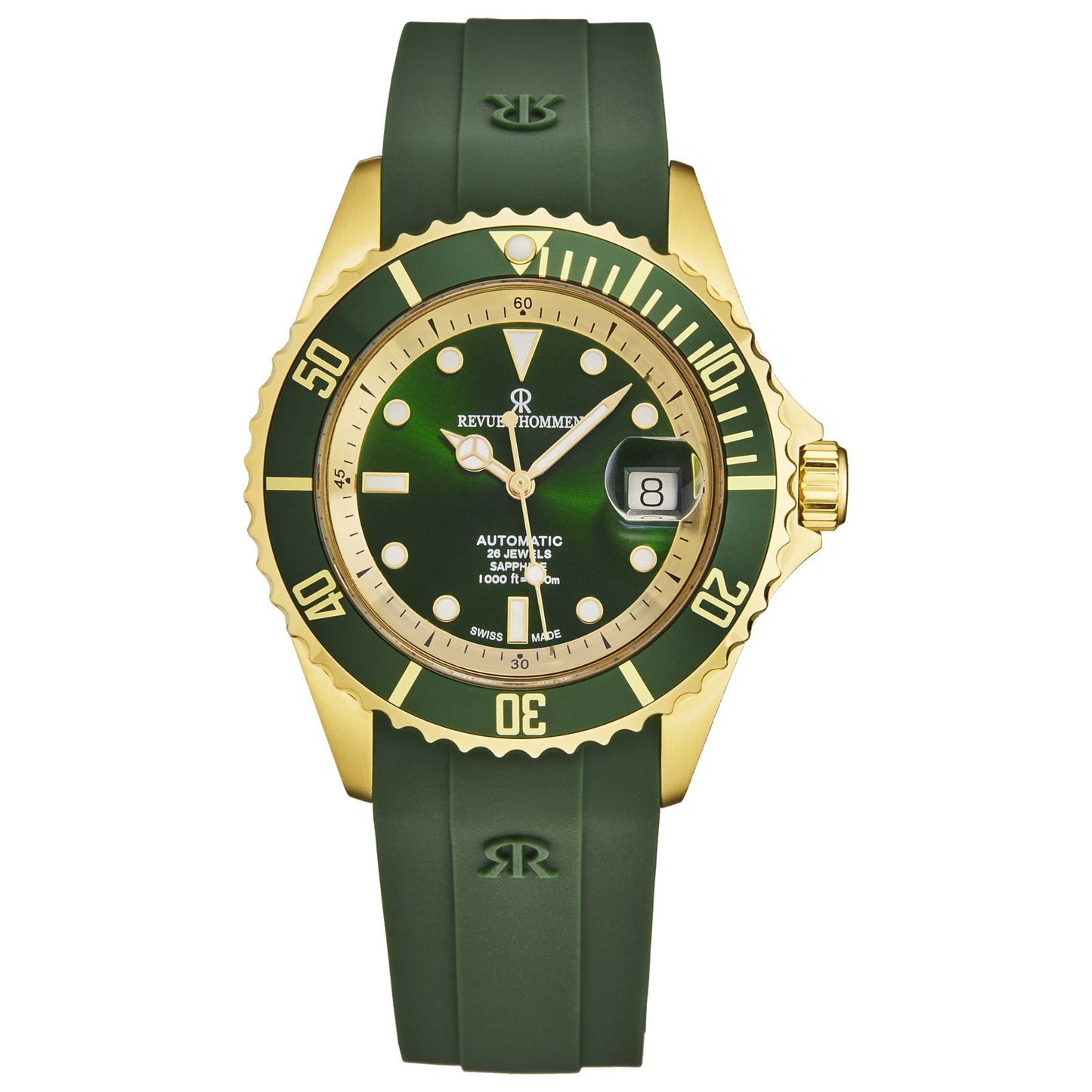 Front view of Revue Thommen Diver Men's Automatic Watch 17571.2314