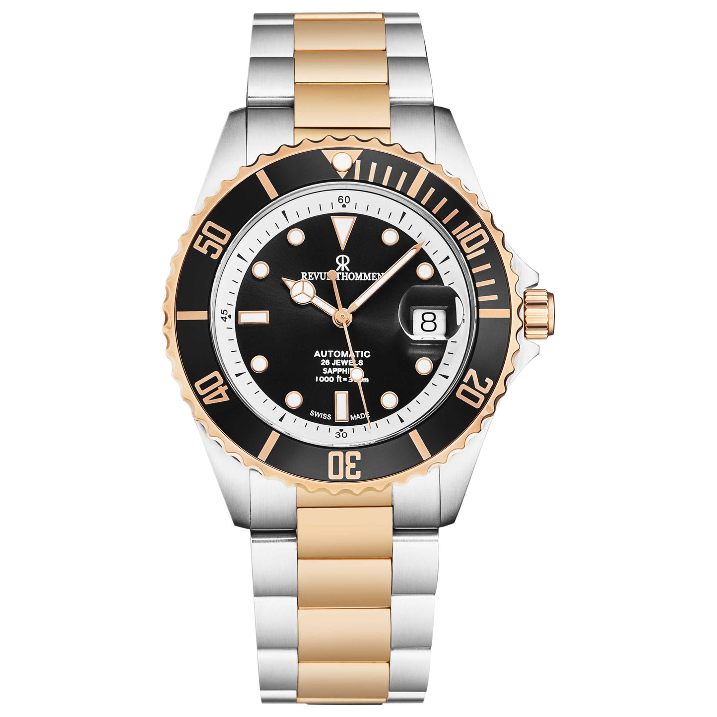 Front view of Revue Thommen Diver Men's Automatic Watch 17571.2457