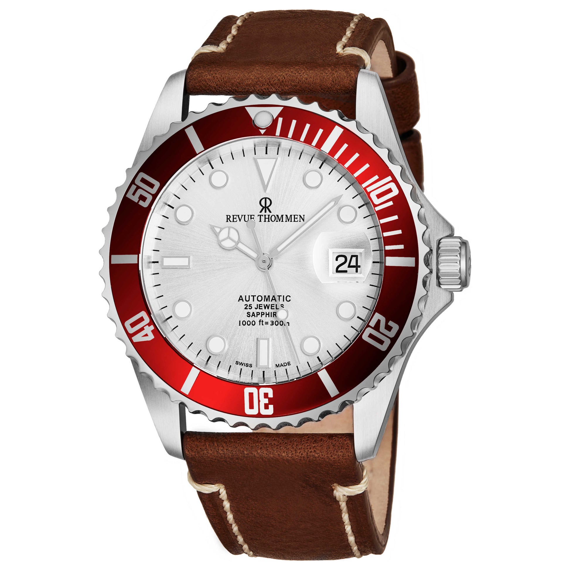 Front view of Revue Thommen Diver Men's Automatic Watch 17571.2526