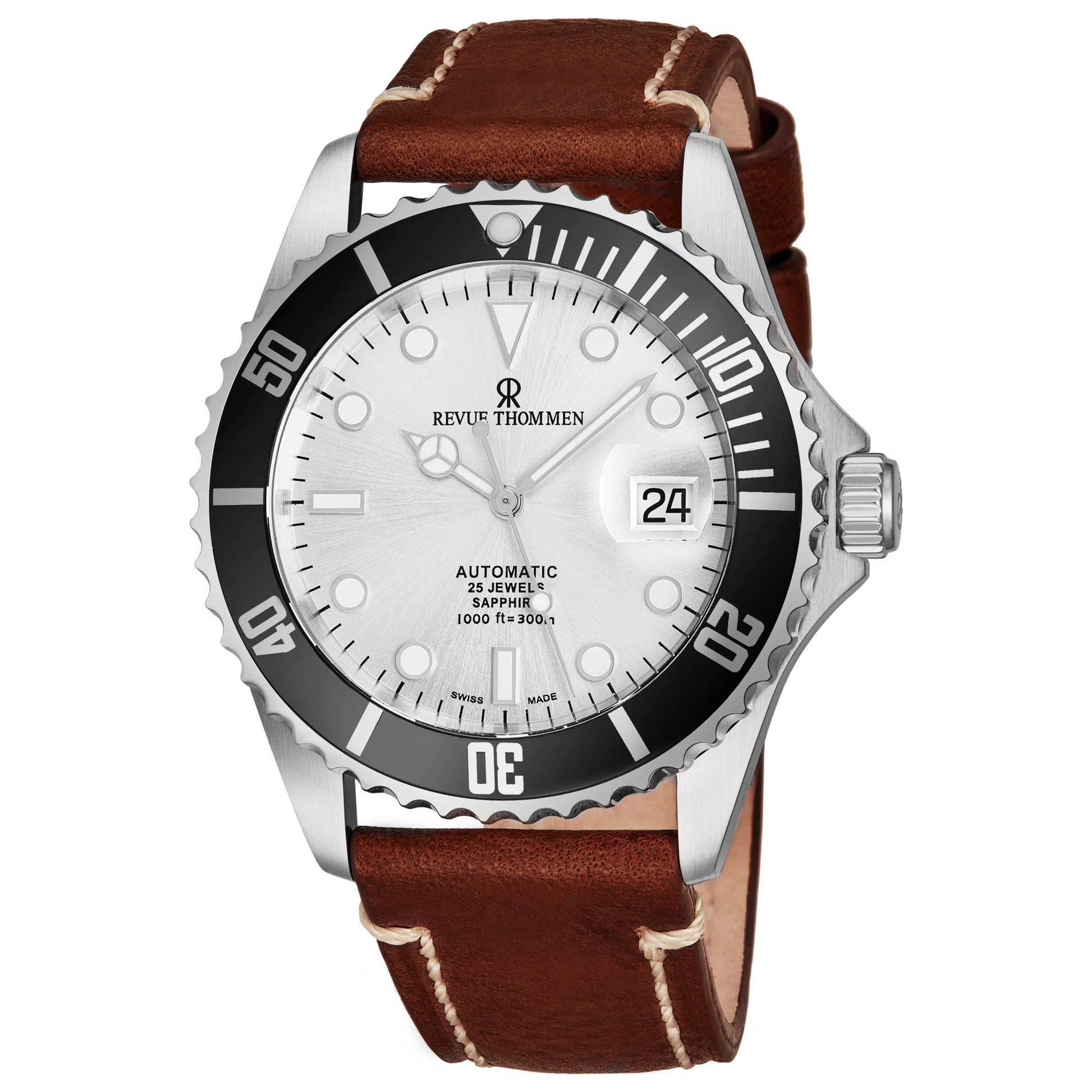 Front view of Revue Thommen Diver Men's Automatic Watch 17571.2527