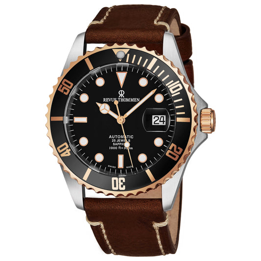 Front view of Revue Thommen Diver Men's Automatic Watch 17571.2557