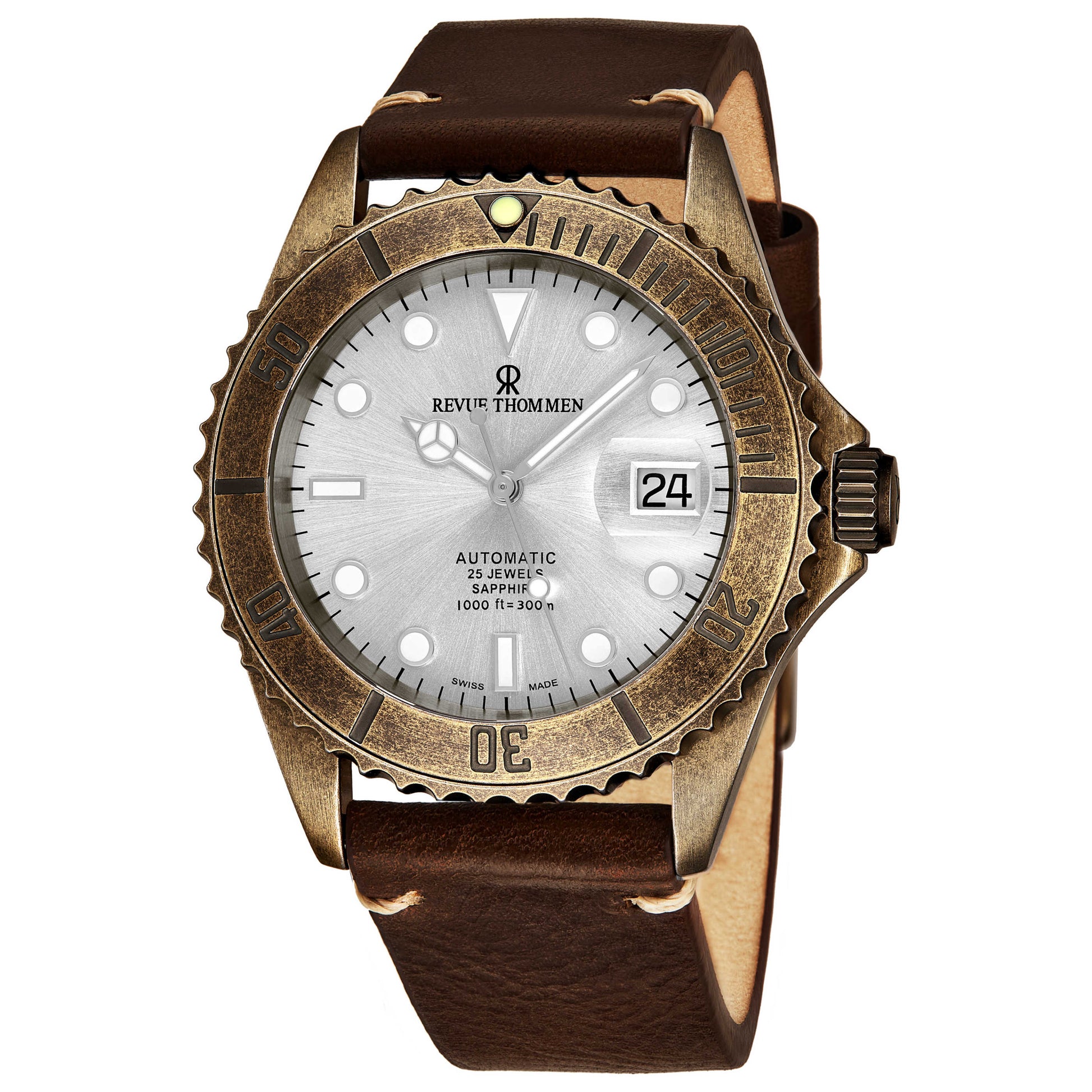Front view of Revue Thommen Diver Men's Automatic Watch 17571.2588
